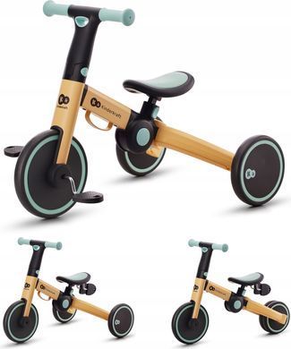 Триколісний велосипед 3 в 1 Kinderkraft 4TRIKE Black Volt (KR4TRI00BLK0000) &mdash; купити в Bubbleshop