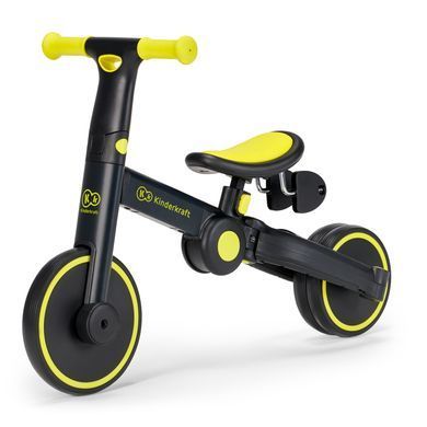 Триколісний велосипед 3 в 1 Kinderkraft 4TRIKE Black Volt (KR4TRI00BLK0000) &mdash; купити в Bubbleshop