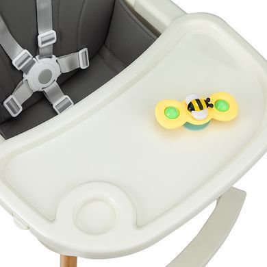 Стілець для годування MoMi Reki Beige &mdash; купити в Bubbleshop