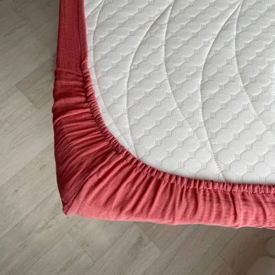 Простирадло муслін 120 х 60 теракот &mdash; купити в Bubbleshop