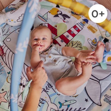 Розвиваючий килимок Kinderkraft Smartplay Sea (KPSMSE00MUL0000) &mdash; купити в Bubbleshop