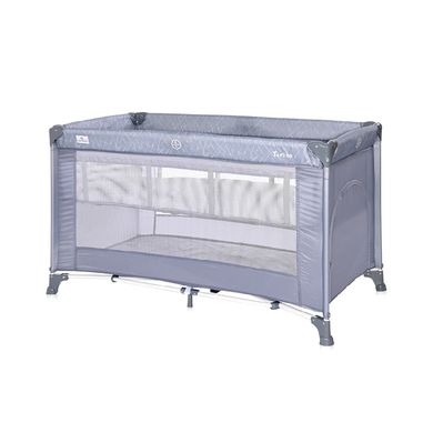 Кровать-Манеж Lorelli Torino 2 Layer Silver Blue 10080462124 фото