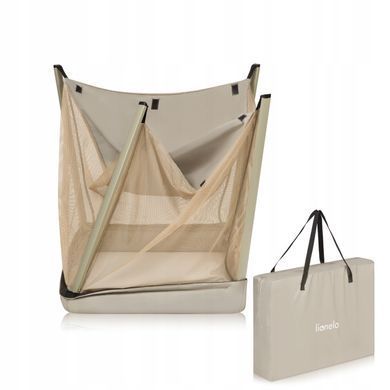 Ліжечко-манеж Lionelo ALICE BEIGE OLIVE &mdash; купити в Bubbleshop