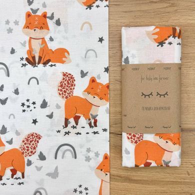 Пелюшка бязь Лисичка &mdash; купити в Bubbleshop