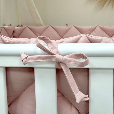 Комплект постільної білизни для новонародженого Baby Mix Перо пудра, колір пудра &mdash; купити в Bubbleshop