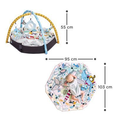 Розвиваючий килимок Kinderkraft Smartplay Sea (KPSMSE00MUL0000) &mdash; купити в Bubbleshop
