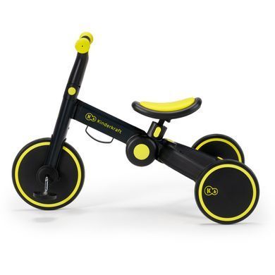 Триколісний велосипед 3 в 1 Kinderkraft 4TRIKE Black Volt (KR4TRI00BLK0000) &mdash; купити в Bubbleshop