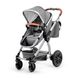 Универсальная коляска 3 в 1 Kinderkraft Veo Grey (KKWVEOGRY30000)