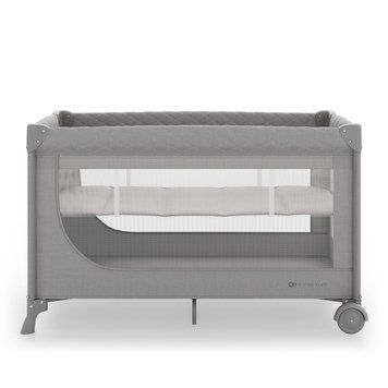 Ліжко-манеж Kinderkraft Leody Up Grey (KCLEODUPGRY0000) &mdash; купити в Bubbleshop