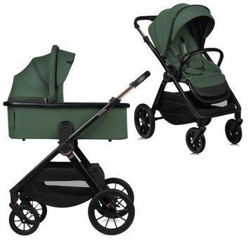 Універсальна коляска 2 в 1 Lionelo LAYLA 2IN1 GREEN FOREST &mdash; купити в Bubbleshop