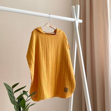Пончо Муслін Гірчиця &mdash; купити в Bubbleshop