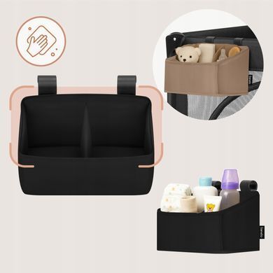 Органайзер для ліжечка Lionelo SIDEPOCKET SMALL BLACK &mdash; купити в Bubbleshop