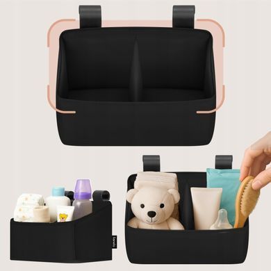 Органайзер для ліжечка Lionelo SIDEPOCKET SMALL BLACK &mdash; купити в Bubbleshop