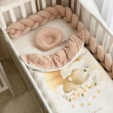 Комплект постільної білизни для новонародженого Колекція №8 Sweet Dream Ведмедик &mdash; купити в Bubbleshop
