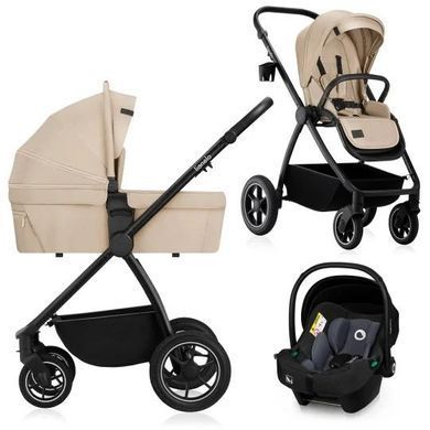 Універсальна коляска 3 в 1 Lionelo MERIL 3IN1 BEIGE SAND &mdash; купити в Bubbleshop