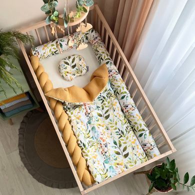Валик "Nordic" Бохо гірчиця &mdash; купити в Bubbleshop