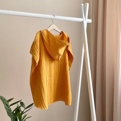 Пончо Муслін Гірчиця &mdash; купити в Bubbleshop
