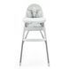 Стільчик для годування Kinderkraft Dinnly Grey (KHDINN00LGR0000)