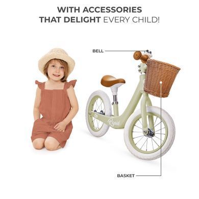 Біговел Kinderkraft Rapid 2 Savannah Green (KRRAPI02GRE0000) &mdash; купити в Bubbleshop