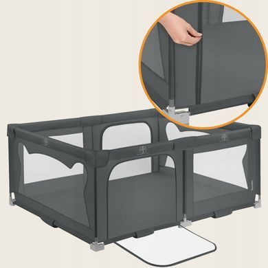 Манеж Lionelo FLORENCE EASY FOLD GREY GRAPHITE &mdash; купити в Bubbleshop