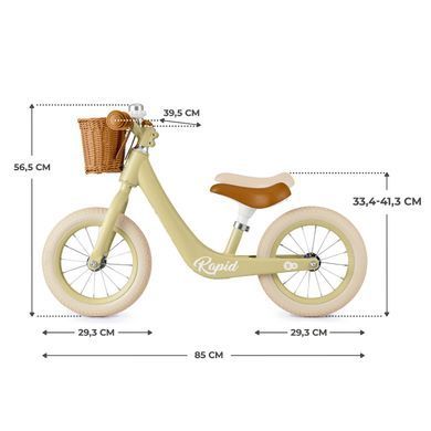 Біговел Kinderkraft Rapid 2 Savannah Green (KRRAPI02GRE0000) &mdash; купити в Bubbleshop