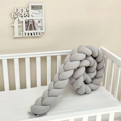 Бортик-коса вафля сірий 2,3 м &mdash; купити в Bubbleshop