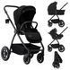 Універсальна коляска 3 в 1 Lionelo MERIL 3IN1 BLACK ONYX