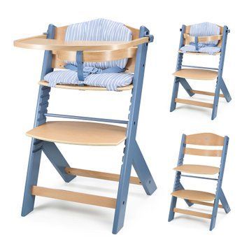 Стільчик для годування з подушкою Kinderkraft Enock Nordic Breeze (KHENOC00NOR0000) &mdash; купити в Bubbleshop