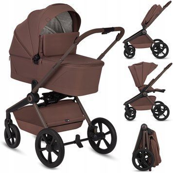Універсальна коляска 2 в 1 Lionelo FREYA 2IN1 BROWN CHOCOLATE &mdash; купити в Bubbleshop