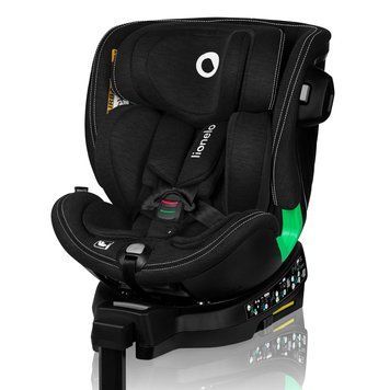 Дитяче автокрісло Lionelo HARMONY I-SIZE BLACK CARBON BAMBOO &mdash; купити в Bubbleshop