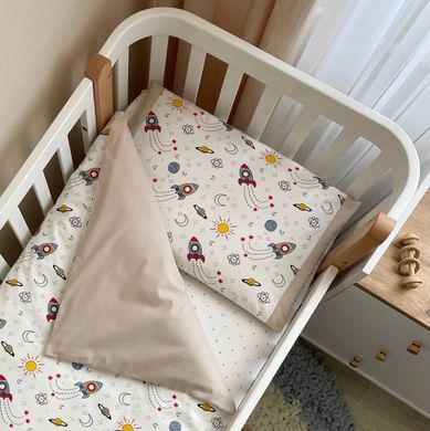 Змінна постіль Baby Mix Ракети &mdash; купити в Bubbleshop