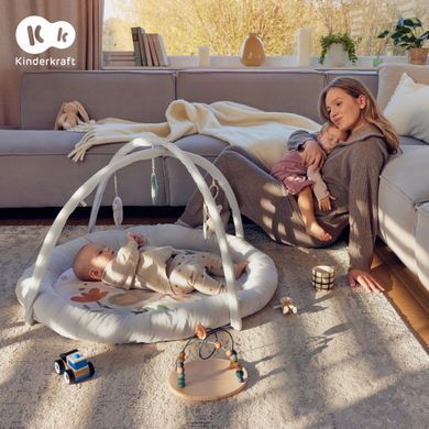 Розвиваючий килимок Kinderkraft Cozyplay (KPCOZY00LGR0000) — купити в Bubbleshop
