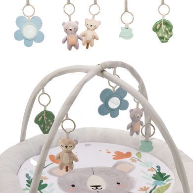 Розвиваючий килимок Kinderkraft Cozyplay (KPCOZY00LGR0000) — купити в Bubbleshop