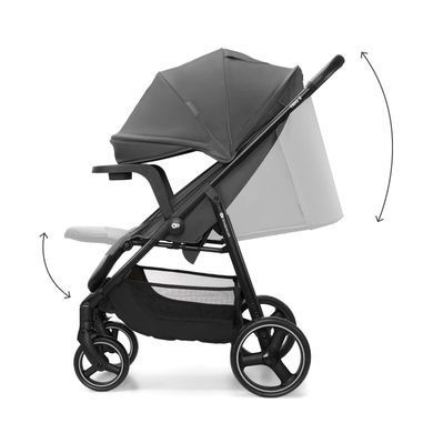 Прогулянкова коляска Kinderkraft Trig 3 Tray Grey (KSTRIG03GRY000T) &mdash; купити в Bubbleshop