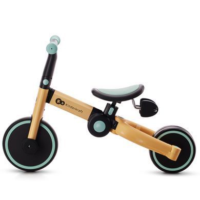 Триколісний велосипед 3 в 1 Kinderkraft 4TRIKE Sunflower Blue (KR4TRI22BLU0000) &mdash; купити в Bubbleshop