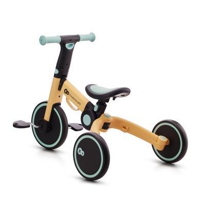 Триколісний велосипед 3 в 1 Kinderkraft 4TRIKE Sunflower Blue (KR4TRI22BLU0000) &mdash; купити в Bubbleshop