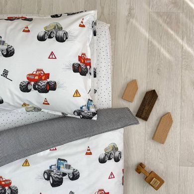 Комплект постільної білизни дитячий поплін Вспиш &mdash; купити в Bubbleshop