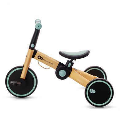 Триколісний велосипед 3 в 1 Kinderkraft 4TRIKE Sunflower Blue (KR4TRI22BLU0000) &mdash; купити в Bubbleshop