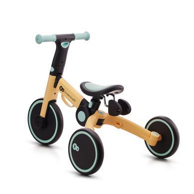 Триколісний велосипед 3 в 1 Kinderkraft 4TRIKE Sunflower Blue (KR4TRI22BLU0000) &mdash; купити в Bubbleshop