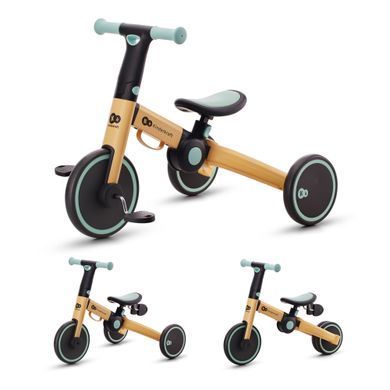 Триколісний велосипед 3 в 1 Kinderkraft 4TRIKE Sunflower Blue (KR4TRI22BLU0000) &mdash; купити в Bubbleshop