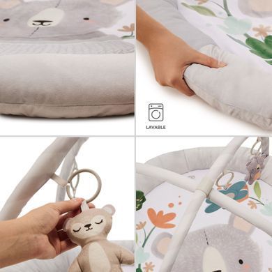 Розвиваючий килимок Kinderkraft Cozyplay (KPCOZY00LGR0000) — купити в Bubbleshop