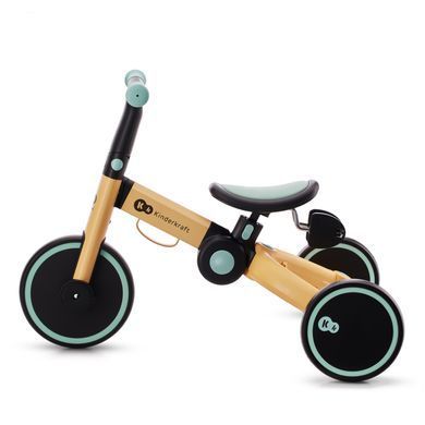 Триколісний велосипед 3 в 1 Kinderkraft 4TRIKE Sunflower Blue (KR4TRI22BLU0000) &mdash; купити в Bubbleshop