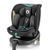 Дитяче автокрісло Lionelo NAVY I-SIZE BLACK TURQUOISE &mdash; купити в Bubbleshop