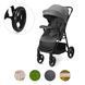 Прогулянкова коляска Kinderkraft Trig 3 Tray Grey (KSTRIG03GRY000T)
