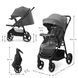 Прогулянкова коляска Kinderkraft Trig 3 Tray Grey (KSTRIG03GRY000T)