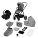 Універсальна коляска 3 в 1 Lionelo MERIL 3IN1 GREY STONE