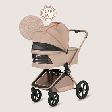 Універсальна коляска 2 в 1 Lionelo FREYA 2IN1 BEIGE SAND &mdash; купити в Bubbleshop