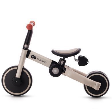 Триколісний велосипед 3 в 1 Kinderkraft 4TRIKE Silver Grey (KR4TRI22GRY0000) &mdash; купити в Bubbleshop