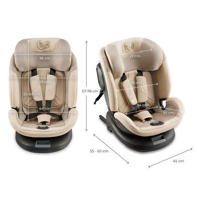 Автокрісло Kinderkraft Xpedition 3 i-Size Beige (KCXPED03BEG0000) &mdash; купити в Bubbleshop