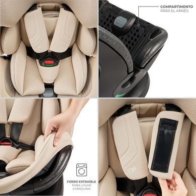 Автокрісло Kinderkraft Xpedition 3 i-Size Beige (KCXPED03BEG0000) &mdash; купити в Bubbleshop